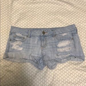 American eagle jean shorts